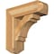 Ekena Millwork Merced Craftsman Rough Sawn Bracket w/ Offset Brace, Western Red Cedar, 8"W x 24"D x 24"H BKT0806X24X24MRC04RWR - alternate 1
